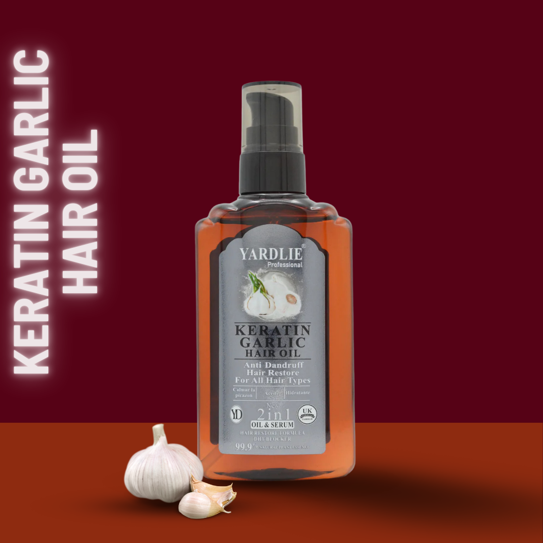 Yardlie Professional Keratin Garlic Hair Oil