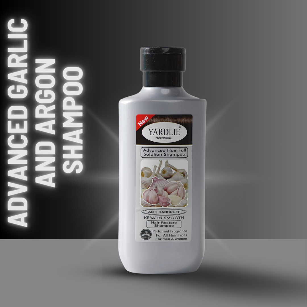 Yardlie Professional Advanced Garlic and Argon Shampoo 400g.