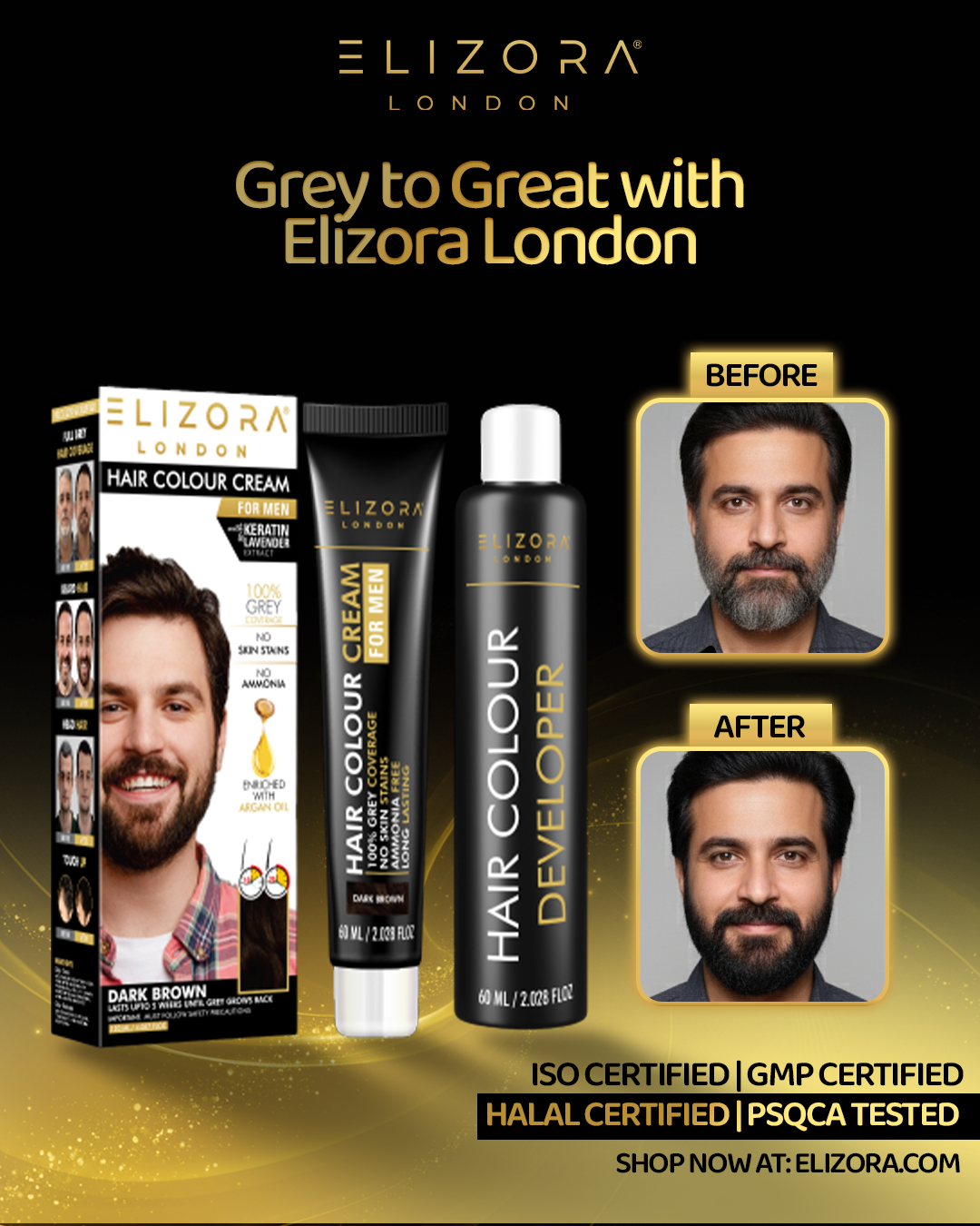 Elizora Hair Colour Cream (For Men)