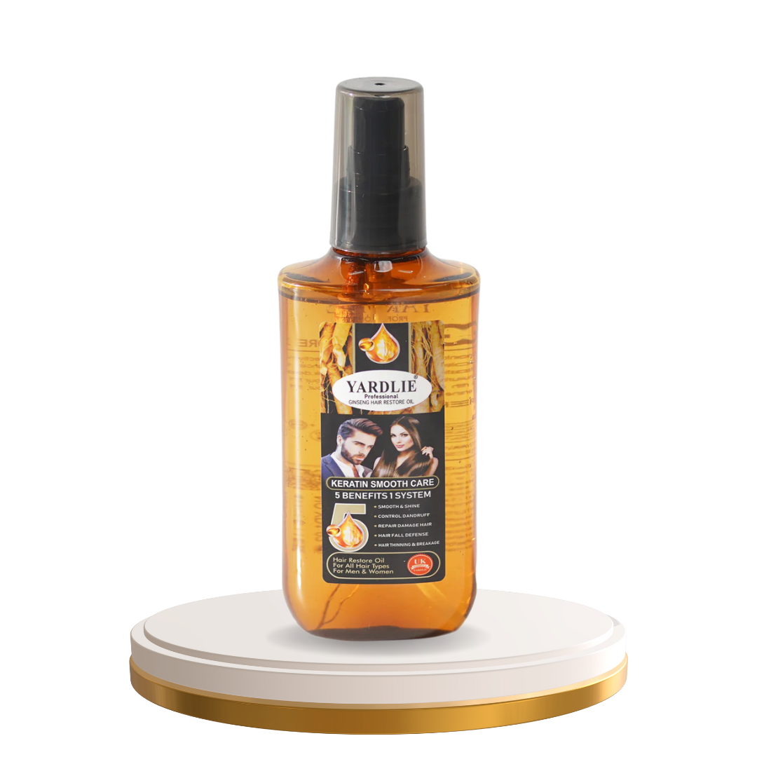 Yardlie Ginseng Oil For Hair Volumizing, Shining, Strengthening, Anti Hair fall & Anti Dandruff
